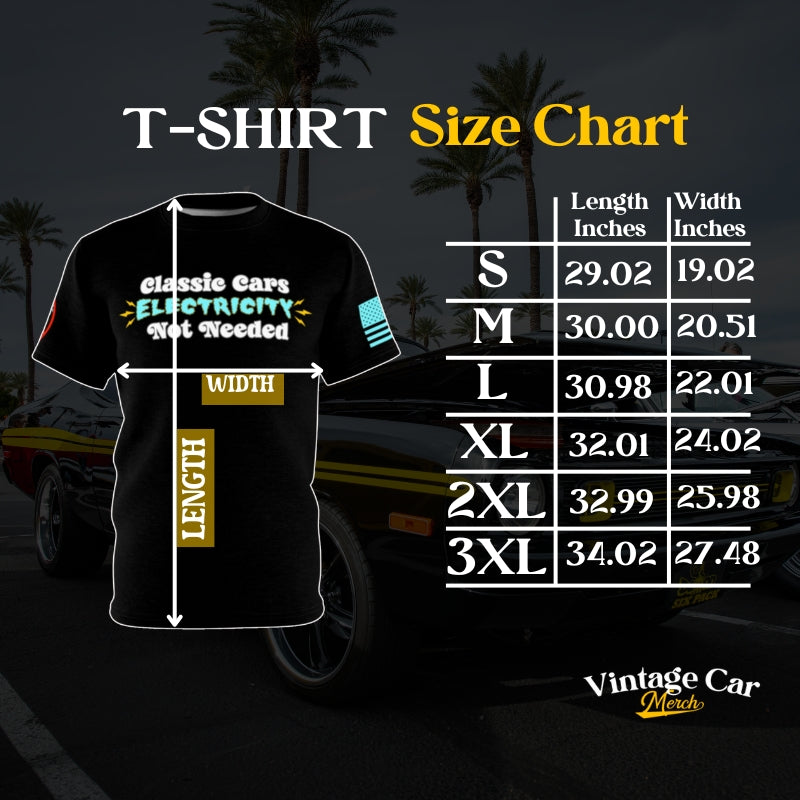 4-Speed Lover Classic Car T-Shirt