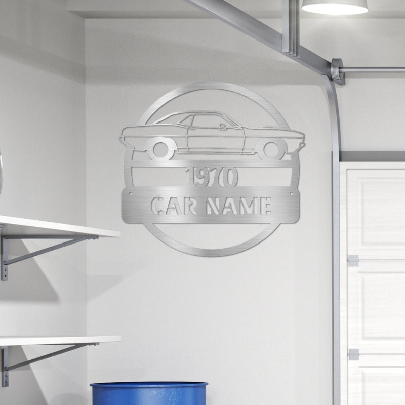 Personalized Garage or Man Cave Steel Sign