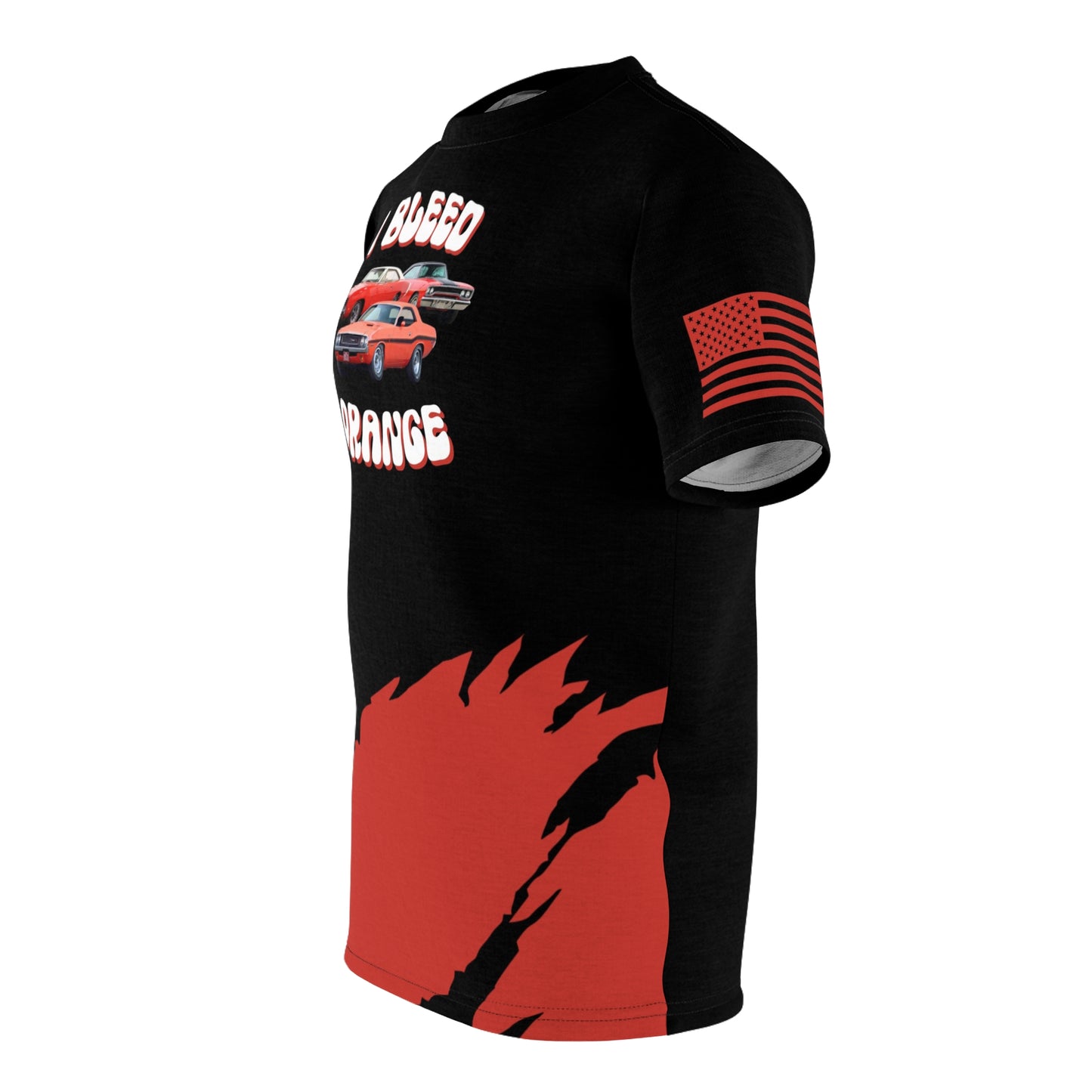 Classic Car T-Shirt with Hemi Orange Paint