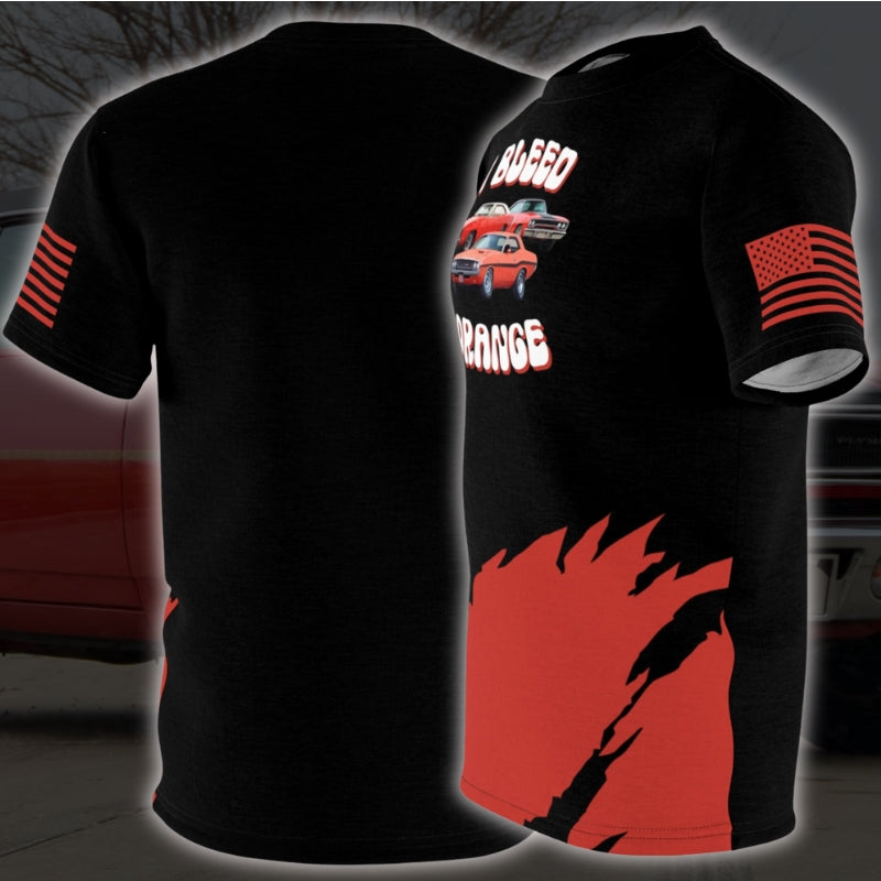Classic Car T-Shirt with Hemi Orange Paint