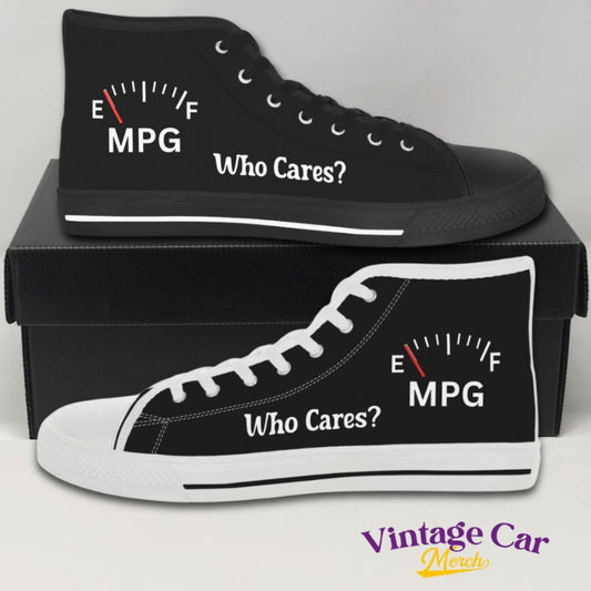 Men's Sneakers (MPG - Who Cares?) Black Canvas