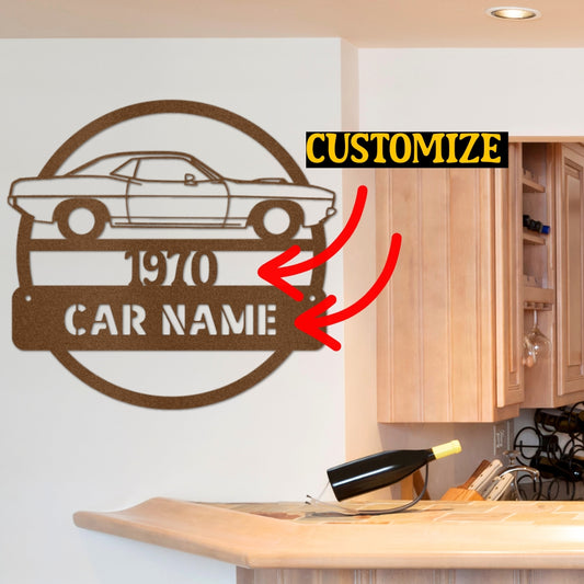 Personalized Garage or Man Cave Steel Sign