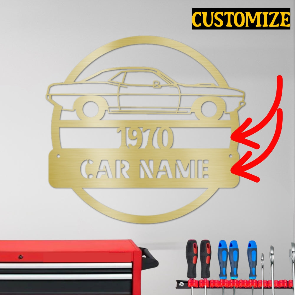 Personalized Garage or Man Cave Steel Sign