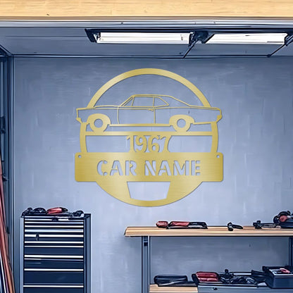 Garage or Man Cave Steel Sign (Personalize)