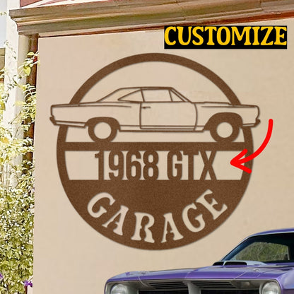Metal Personalized Garage Sign
