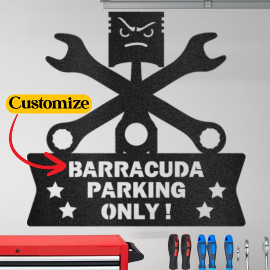 Classic Car Metal Sign for Your Garage