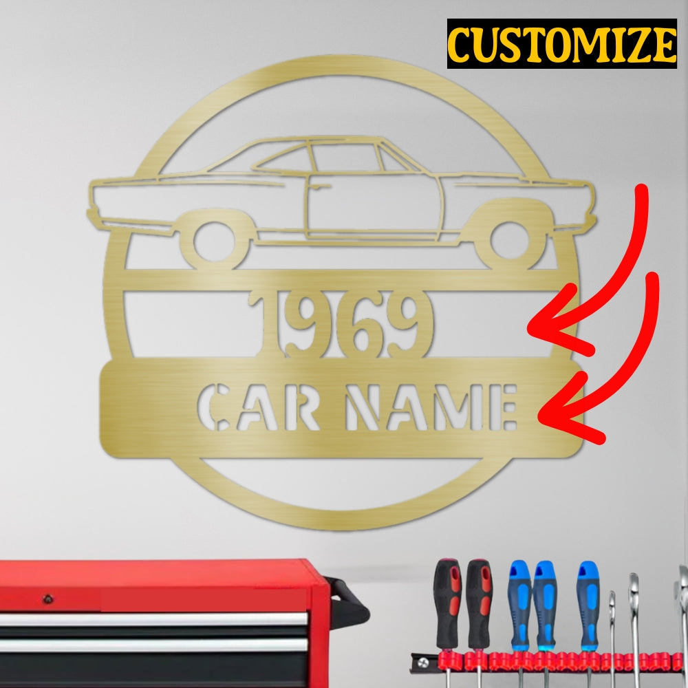 Custom Steel Garage or Man Cave Sign (B Body)