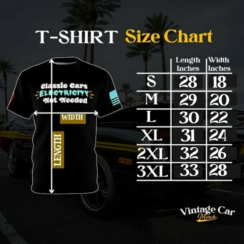 4-Speed Lover Classic Car T-Shirt